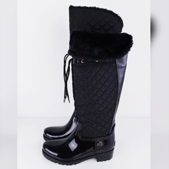 Furry Rain Boots - Picture 7 of 8